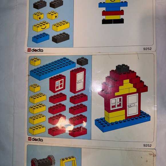 Vintage Lego Dacta Basic Set 9252 Instructions Only 1991 - Picture 3 of 7